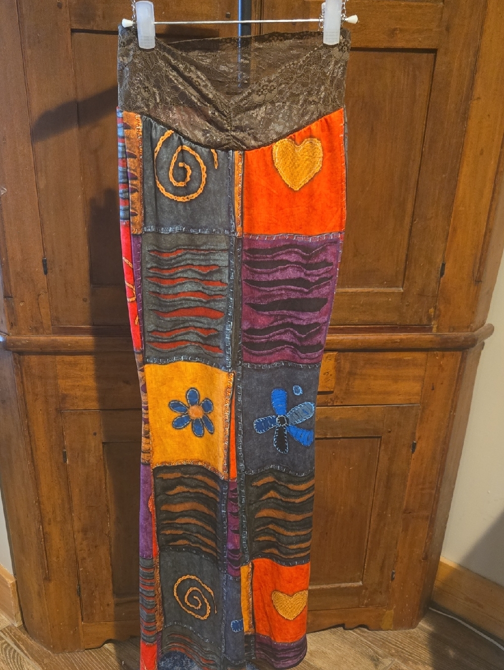 Patchwork Leggings - Multicolor